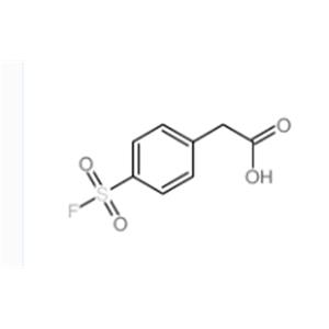 Benzeneacetic acid,4-(fluorosulfonyl)-