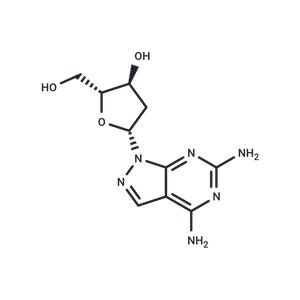2-Amino-8-aza-7-deoxy-2'-deoxyadenosine