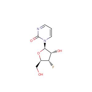 4-Deoxy-3'-deoxy-3'-fluoro uridine