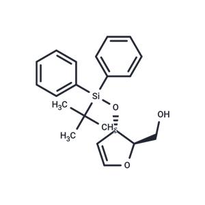 1,4-Anhydro-2-de oxy-3-O-(t-butyldiphenylsilyl-D-erythro-pent-1-enitol