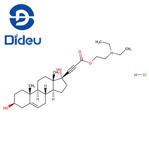 17α-Pregn-5-en-20-yne-21-carboxylic acid, 3β,17-dihydroxy-, 2-(diethylamino)ethyl ester, hydrochloride