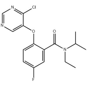 2-[(4-Chloro-5-pyrimidinyl)oxy]-N-ethyl-5-fluoro-N-(1-methylethyl)benzamide