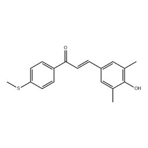 (2E)-3-(4-Hydroxy-3,5-dimethylphenyl)-1-[4-(methylthio)phenyl]-2-propen-1-one