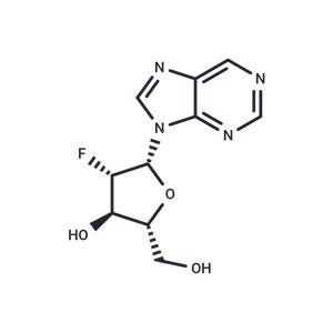 Purine -9-beta-D-(2'-deoxy-2'-fluoro) arabinoriboside