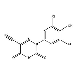 2-(3,5-Dichloro-4-hydroxyphenyl)-3,5-dioxo-2,3,4,5-tetrahydro-1,2,4-triazine-6-carbonitrile