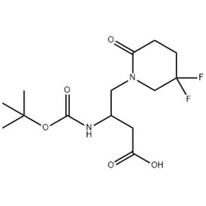(S)-3-(tert-butoxycarbonyl)-4-(5,5-difluoro-2-oxopiperidin-1-yl)butanoic acid