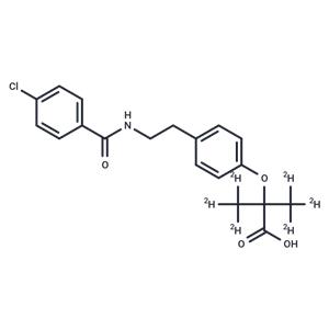 Bezafibrate-d6 (dimethyl-d6)