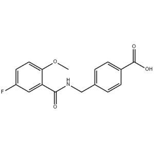 4-((5-fluoro-2-methoxybenzamido) methyl)benzoic acid