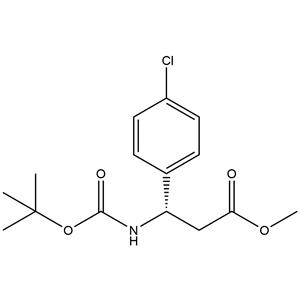 Methyl (S)-3-((tert-butoxycarbonyl)amino)-3-(4-chlorophenyl)propanoate