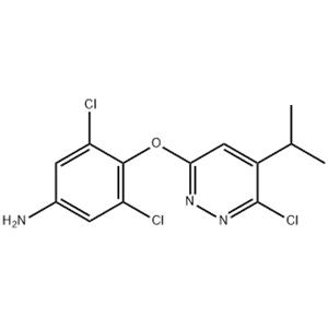 3,5-dichloro-4-((6-chloro-5-isopropylpyridazin-3-yl)oxy)aniline