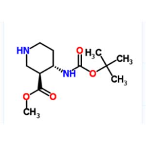 trans-4-Boc-amino-piperidine-3-carboxylic acid Methyl ester
