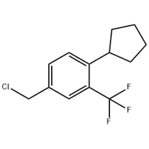 4-(Chloromethyl)-1-cyclopentyl-2-(trifluoromethyl)benzene