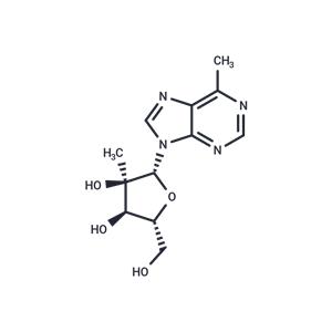 6-Methyl-9-(2-C-Methyl-beta-D-ribofuranosyl) purine