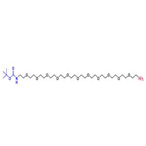 tert-butyl (35-amino-3,6,9,12,15,18,21,24,27,30,33-undecaoxapentatriacontyl)carbamate