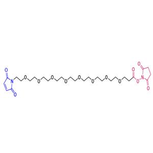2,5-dioxopyrrolidin-1-yl 1-(2,5-dioxo-2,5-dihydro-1H-pyrrol-1-yl)-3,6,9,12,15,18,21,24-octaoxaheptacosan-27-oate
