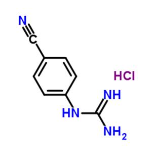 1-(4-Cyanophenyl)guanidine hydrochloride (1:1)