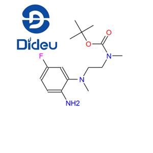 tert-Butyl [2-{(2-amino-5- fluorophenyl)(methyl)amino}ethyl](methyl)carbamate
