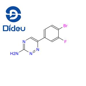 1,2,4-Triazin-3-amine, 6-(4-bromo-3-fluorophenyl)-