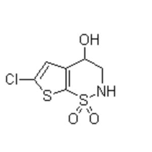 (S)-3,4-Dihydro-6-chloro-4-hydroxy-2H-thieno[3,2-e]-1,2-thiazine-1,1-dioxide