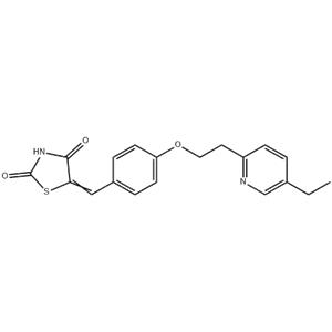 5-(4-(2-(5-Ethylpyridin-2-yl)ethoxy)benzylidene)thiazolidine-2,4-dione