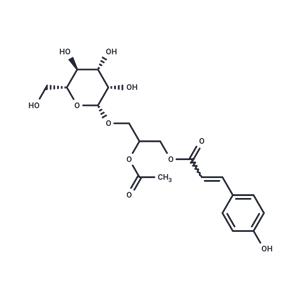 (2S)-1-O-p-coumaroyl-2-O-acetyl-3-O-β-D-glucopyranosylglycerol