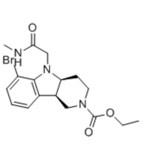 (4aS,9bR)-Ethyl 6-bromo-5-(2-(methylamino)-2-oxoethyl)-3,4,4a,5-tetrahydro-1H-pyrido[4,3-b]indole-2(9bH)-carboxylate
