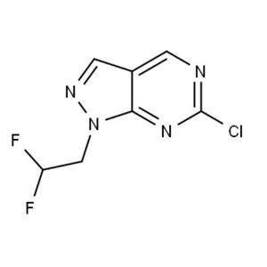 6-Chloro-1-(2,2-difluoroethyl)-1H-pyrazolo[3,4-d]pyrimidine