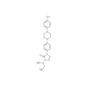 2,4-Dihydro-4-[(4-(4-hydroxyphenyl)-1-piperazinyl)phenyl]-2-(1-methylpropyl)-3H-1,2,4-triazole-3-one