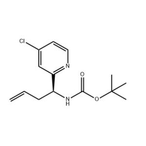 tert-butyl(S)-(1-(4-chloropyridin-2-yl)but-3-en-1-yl)carbamate
