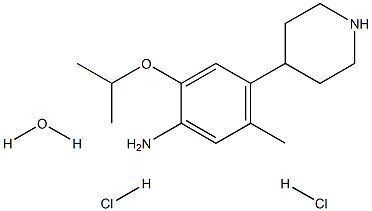 5-甲基-2-(1-甲基乙氧基)-4-(4-哌啶)-苯胺二盐酸盐一水合物