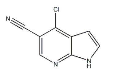 4-氯-1H-吡咯并[2,3-B]吡啶-5-甲腈