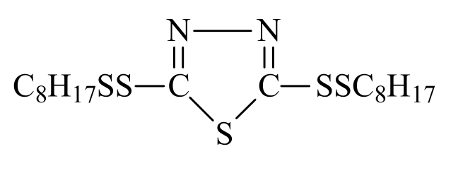 2,5-双(辛基二硫代)-1,3,4-噻二唑 工业用润滑油脂无灰液体金属减活抗氧和抗磨添加剂