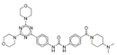 N-[4-[[4-(二甲基氨基)-1-哌啶基]羰基]苯基]-N'-[4-[4,6-二(4-吗啉基)-1,3,5-三嗪-2-基]苯基]脲