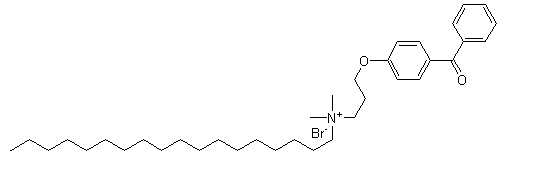 N-(3-(4-Benzoylphenoxy)propyl)-N,N-dimethyloctadecan-1-ammonium bromide