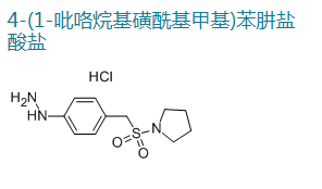 4-(1-吡咯烷基磺酰基甲基)苯肼盐酸盐