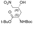 L-Norvaline, N-[(1,1- dimethylethoxy) carbonyl]-4-hydroxy-5- nitro-, 1,1- dimethylethyl ester, (4R)-