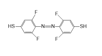 (E)-4,4'-(diazene-1,2-diyl)bis(3,5-difluorobenzenethiol)