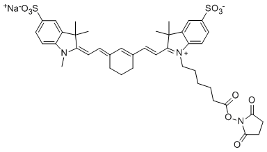 Sulfo-Cyanine7 NHS ester，Sulfo-Cy7 NHS ester