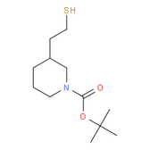 2-Methyl-2-propanyl 3-(2-sulfanylethyl)-1-piperidinecarboxylate
