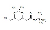 (4S,6S)-6-(Cyanomethyl)-2,2-dimethyl-1,3-dioxane-4-acetic Acid tert-Butyl Ester