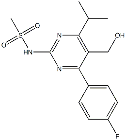 5-Hydroxyde((3R,5R)-3,5-dihydroxyhexanoate) Rosuvastatin/N-(4-(4-Fluorophenyl)-5-(hydroxymethyl)-6-isopropylpyrimidin-2-yl)methanesulfonamide