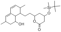 Lovastatin Diol Lactone 4-tert-Butyldimethylsilyl Ether/(4R,6R)-4-[[(1,1-Dimethylethyl)dimethylsilyl]oxy]-6-[2-[(1S,2S,6R,8S,8aR)-1,2,6,7,8,8a-hexahydro-8-hydroxy-2,6-dimethyl-1-naphthalenyl]ethyl]tetrahydro-2H