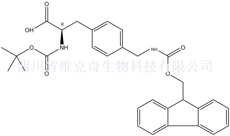 N-[(1,1-Dimethylethoxy)carbonyl]-4-[[[(9H-fluoren-9-ylmethoxy)carbonyl]amino]methyl]-D-phenylalanine