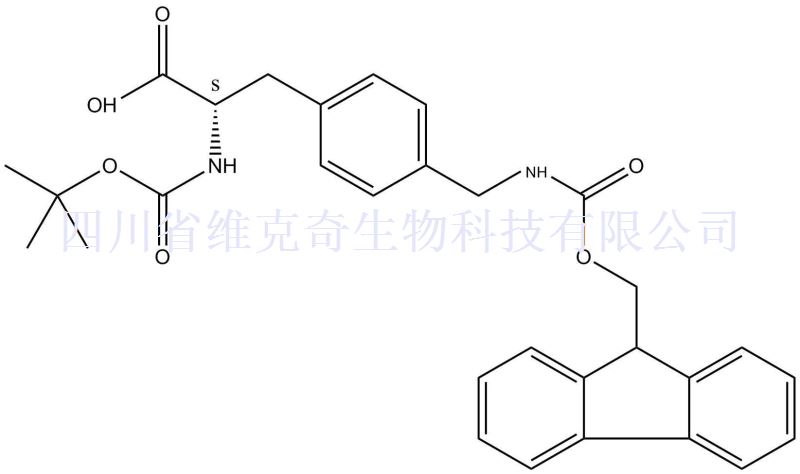 N-[(1,1-Dimethylethoxy)carbonyl]-4-[[[(9H-fluoren-9-ylmethoxy)carbonyl]amino]methyl]-L-phenylalanine