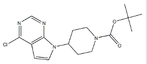 tert-butyl 4-(4-chloro-7H-pyrrolo[2,3-d]pyrimidin-7-yl)piperidine-1-carboxylate