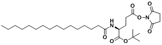 Nα-棕榈酰基-L-谷氨酸-γ-琥珀酰亚胺基-A-叔丁酯