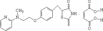 马来酸罗格列酮