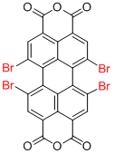1,6,7,12-tetrabromoperylene-3,4,9,10-tetracarboxylic acid bisanhydride 1,6,7,12-四溴苝酐