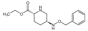 (2S,5R)-ethyl 5-(benzyloxyamino)piperidine-2-carboxylate