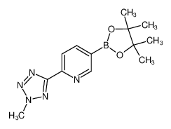 2-（2-甲基-2H-四唑-5-基）-5-（4,4,5,5-四甲基-1,3,2-二氧硼杂环戊烷-2-基）吡啶